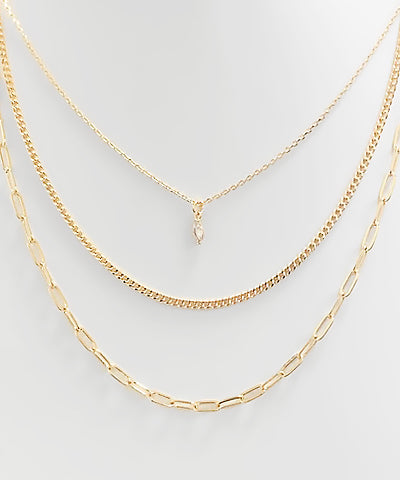 Gold Necklace Set