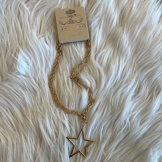 Double layer Star Necklace