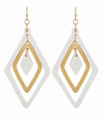 Diamond Shape Earrings